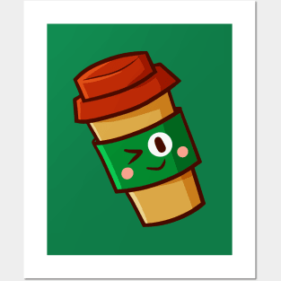 Coffee Retail Cup Posters and Art